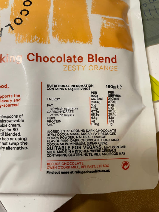 EveryDoctor + Refuge - Hot Chocolate Blend - Zesty Orange