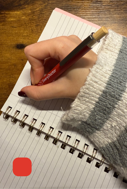 EveryDoctor Pens (Red Barrel & Black Ink)