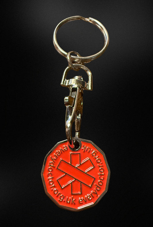 Show Your Support with the EveryDoctor Trolley Token Key Ring