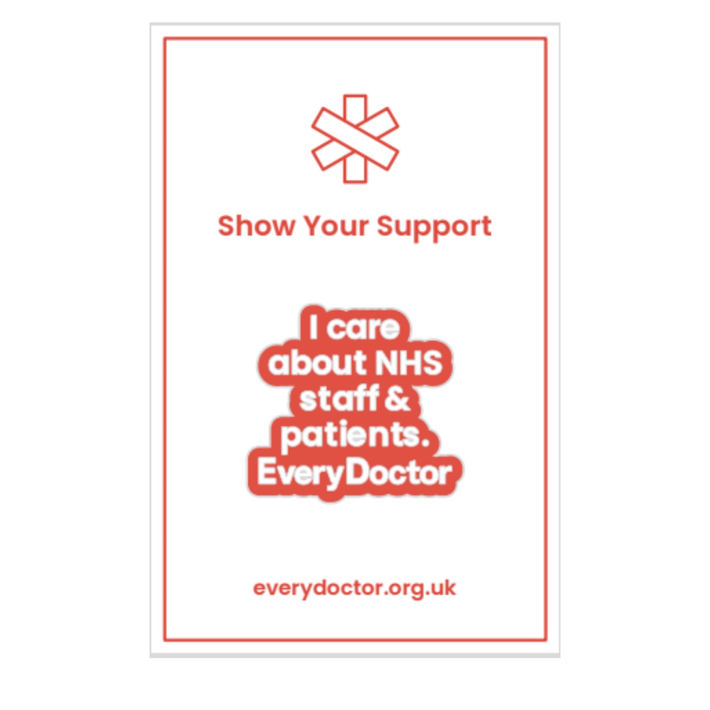 Show Your Support with the EveryDoctor 'I Care' Badge