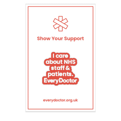 Show Your Support with the EveryDoctor I Care Badge