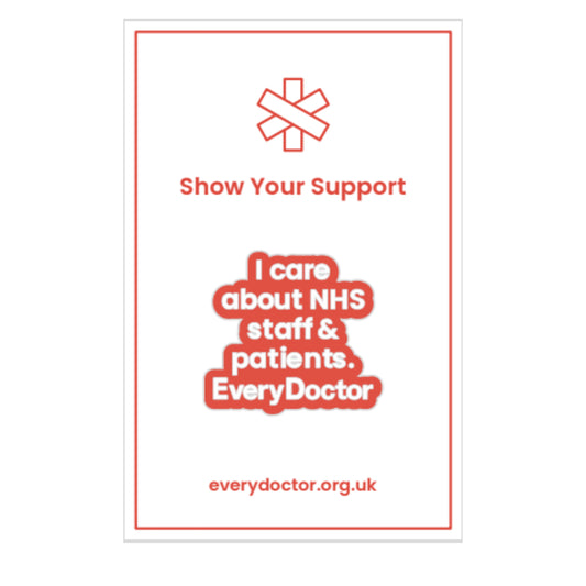 Show Your Support with the EveryDoctor 'I Care' Badge