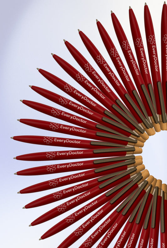 EveryDoctor Pens (Red Barrel & Black Ink)
