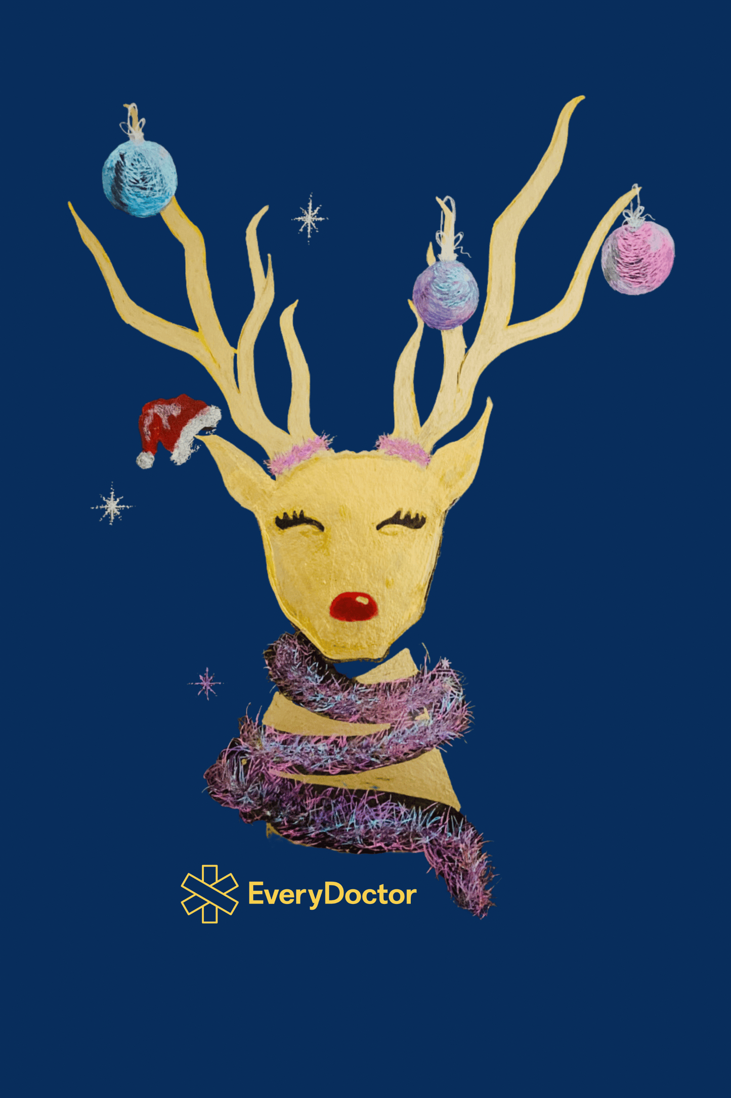 EveryDoctor's Christmas Reindeer tea towel!